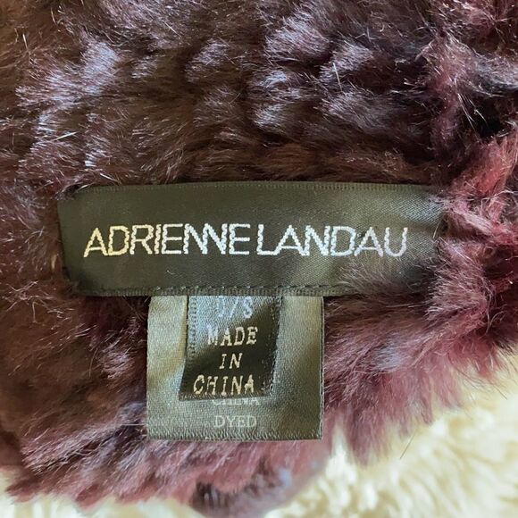 Adrienne Landau Womens Rabbit Fur Scarf - Picture 3 of 6